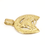 Horseshoe 18k Gold Yellow Pendent - Image 2