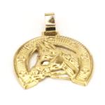 Horseshoe 18k Gold Yellow Pendent - Image 3