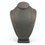 Large figaro chain 18k Yellow gold