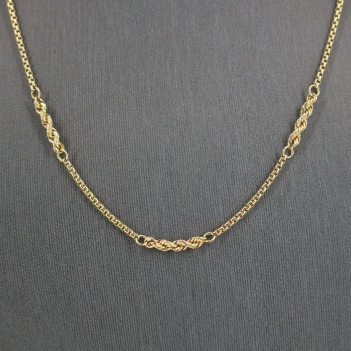 18k Gold Rope Chain - Image 3