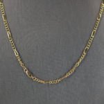 Large figaro chain 18k Yellow gold - Image 2