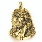 Face of Christ 18k Yellow Gold