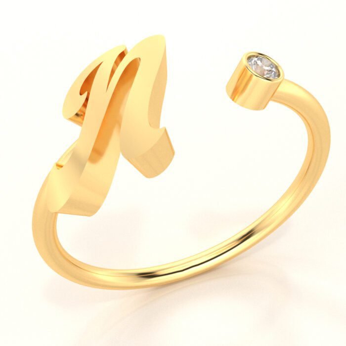 Letter N ring - Image 1