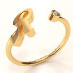 Letter R ring