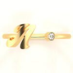Letter N ring - Image 3