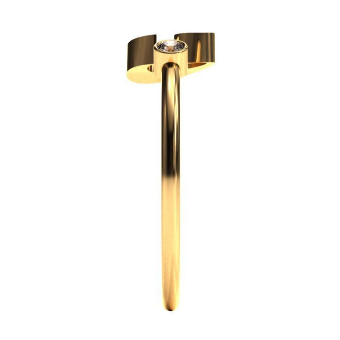 Letter C ring - Image 3