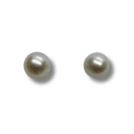 Pearl Stud Earrings – 18K Yellow Gold with Screw Backs - Image 2